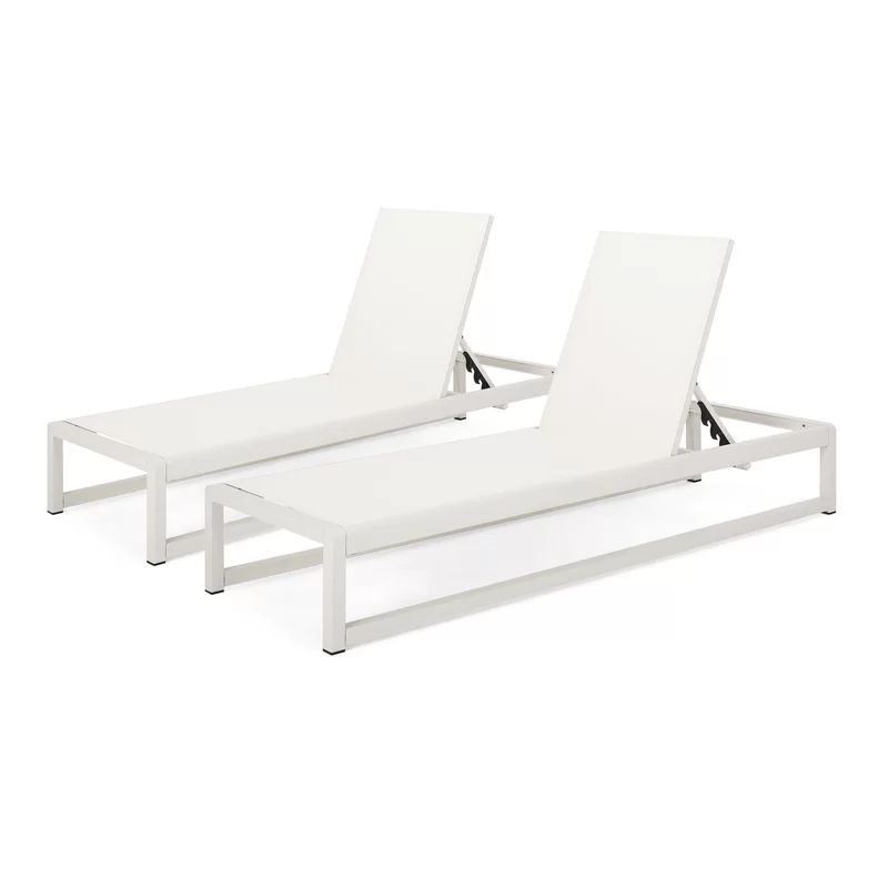 Cheshire 76.5" Long Reclining Chaise Lounge Set (Set of 2) | Wayfair North America