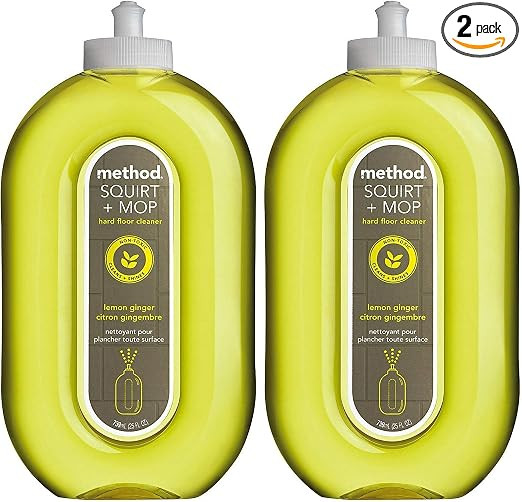 Method Squirt & Mop Hard Floor Cleaner - Lemon Ginger - 25 Fl Oz (Pack of 2) | Amazon (US)