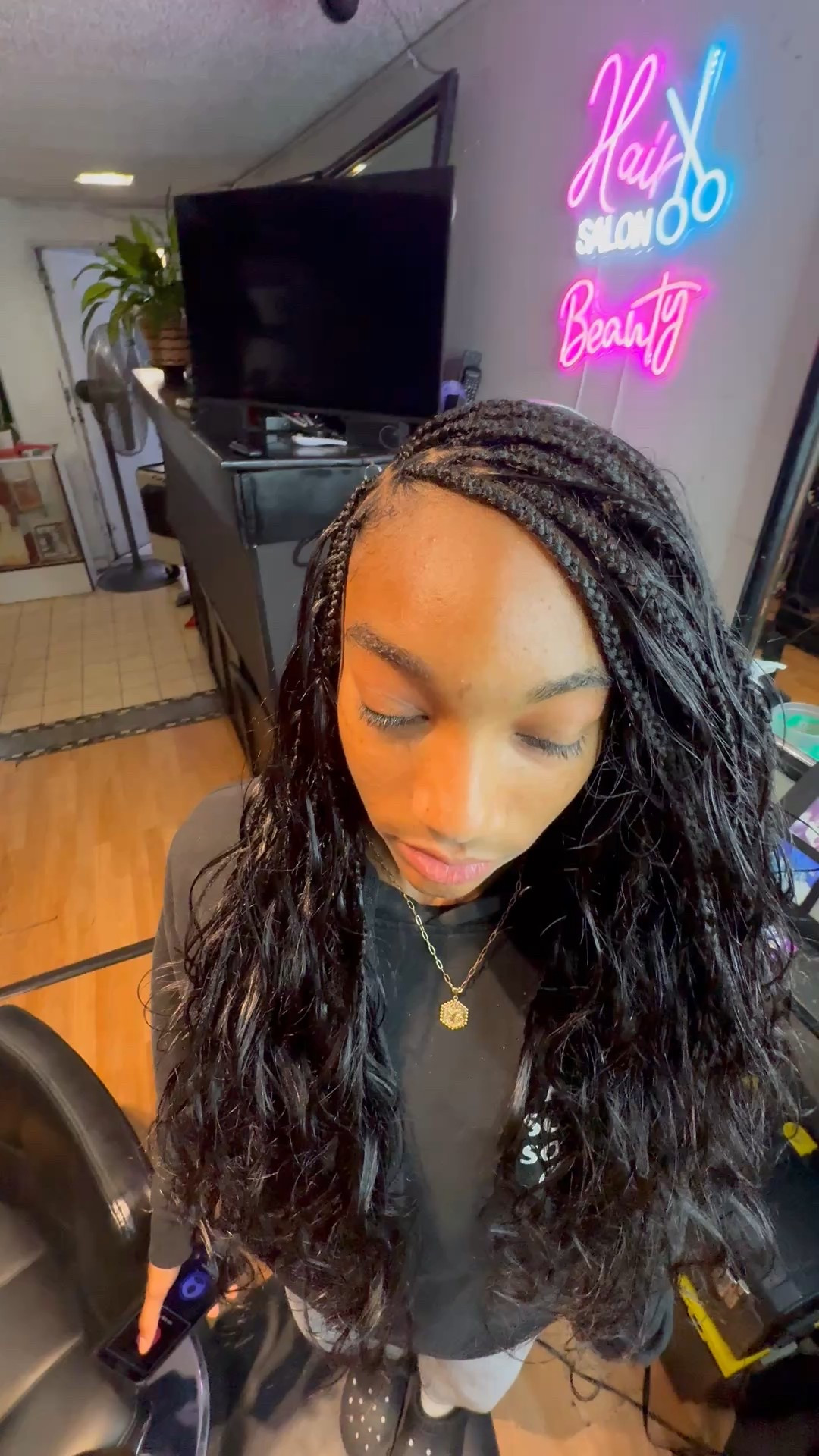 Bora Bora Boho Knotless Braids 

Texture: Bodywave (3 bundles) 

#LTKBeauty #LTKStyleTip #LTKShoeCrush