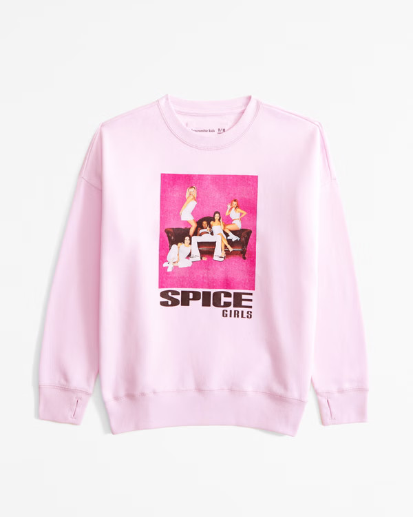 legging-friendly spice girls graphic crew sweatshirt | Abercrombie & Fitch (US)
