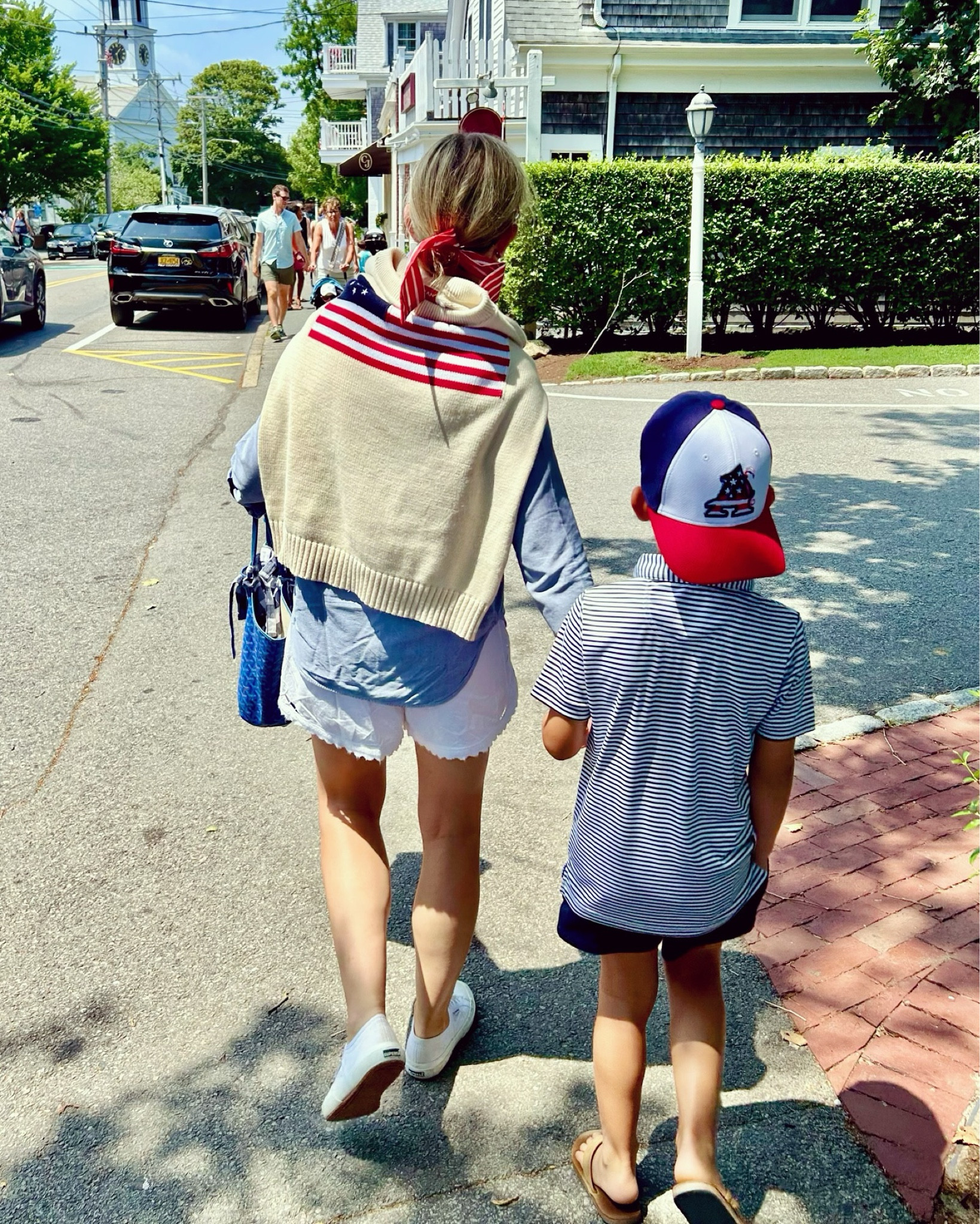 It’s been a blast being alone with you, buddy, but it’s time to go get our kids back!

PS, this @kieljamespatrick sweater has been a low-key MVP of this entire trip. Yes, plz to these Americana vibes. Links to this sweater & the rest of my ❤️🤍💙 outfit in my Stories & on LTK!