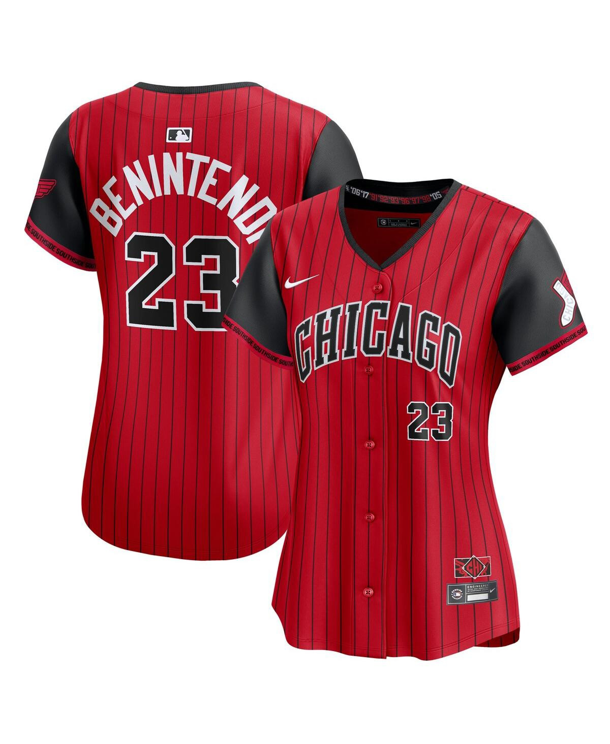 Nike Women's Andrew Benintendi Red/Black Chicago White Sox 2025 City Connect Limited Player Jersey - Red, Black | Macy's