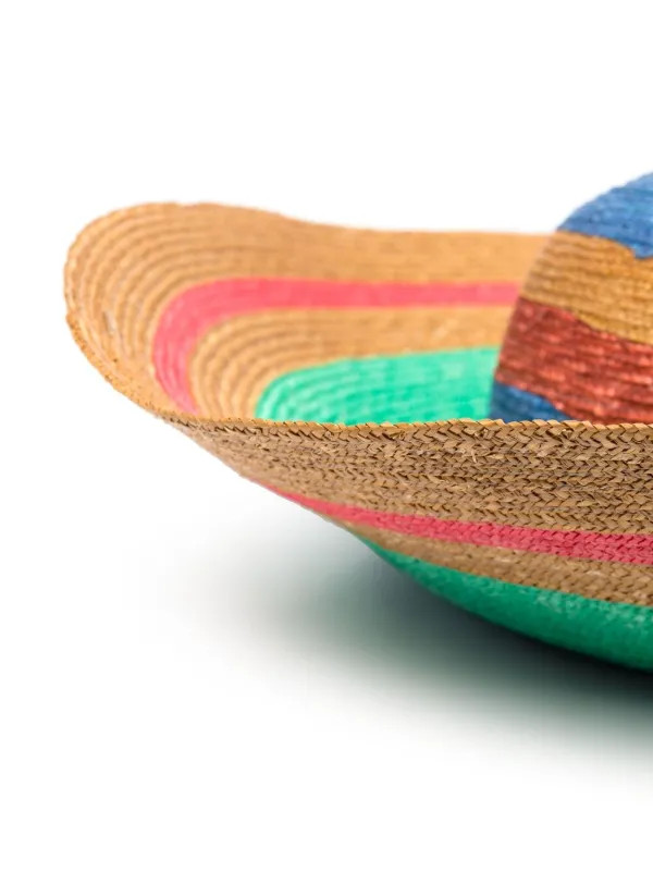 Gestreepte zonnehoed | Farfetch (NL)