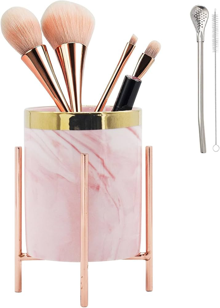 Ceramic Pencil Holder for Desk Cute Pencil Pen Holder Desk Decor Aesthetic for Office,School,Home... | Amazon (US)