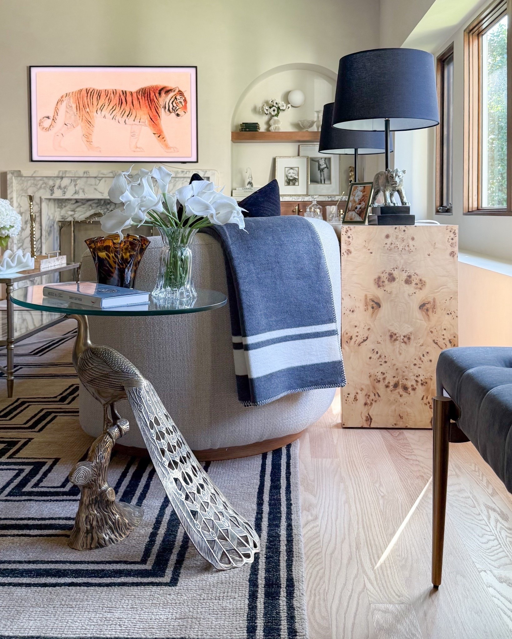 Parlor details 🥰 Including this new throw from Amazon that is worth every penny! So soft, high quality, and so chic for styling! 

#LTKHome #LTKFindsUnder50 #LTKFindsUnder100