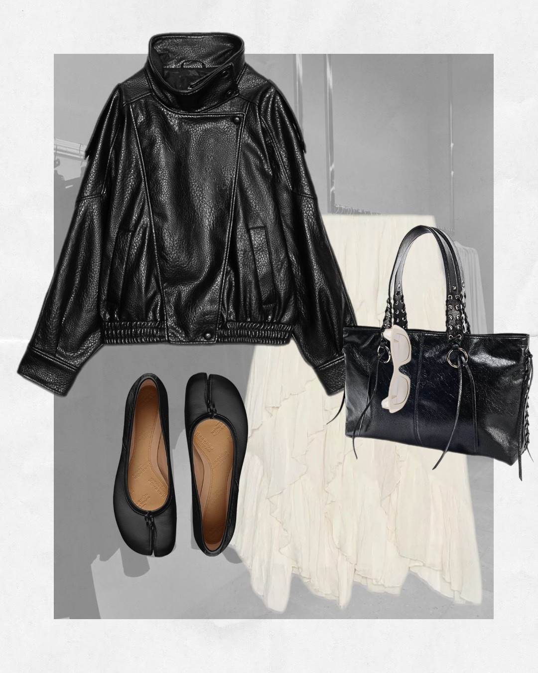 Viral leather jacket styling🖤

- zara, leather jacket, polka dots, ootd, style, summer, fashion, clothing 

#LTKstyletip #LTKsummer #LTKuk