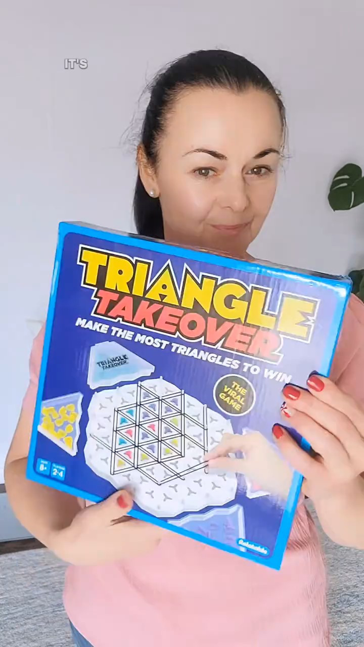 Looking for a fun, screen-free gift that kids actually love?Triangle Takeover is the strategy game that turns family game night into a brain-boosting challenge. Kids ages 8+ build triangles, plan moves, and sharpen problem-solving skills all while having fun.Perfect for Christmas, New Year's, parties, and family nights. Easy to learn, hard to stop playing.#familynight #learnandplay #educationalgames

#LTKGiftGuide #LTKmomlife #LTKKids