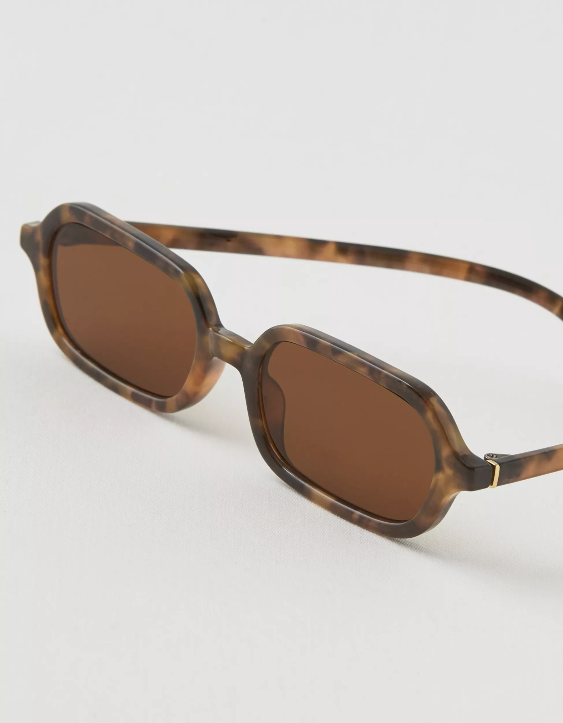 Aerie Slim Rectangle Sunglasses | American Eagle Outfitters (US & CA)