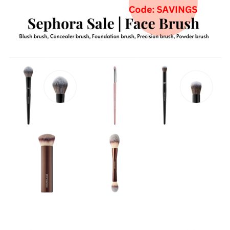 Fave brushes for makeup. #sephorasale 