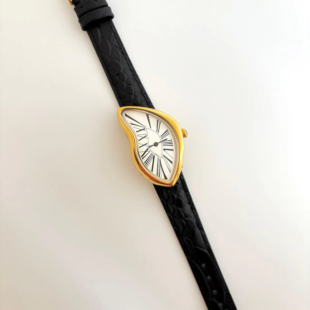 Melting Gold Watch: Dali Inspired Surrealist Design - Etsy | Etsy (US)