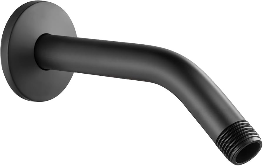 Cobbe Shower Arm with Flange and Teflon Tape, 6-Inches Wall Mounted Shower Pipe Arm Extension for... | Amazon (US)