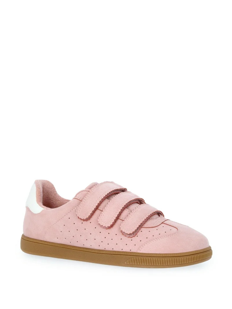 Madden NYC Women's Faux Suede Triple Strap Sneakers | Walmart (US)
