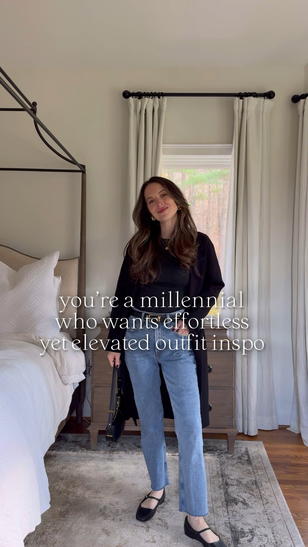 Easy elevated fall outfit.  All pieces run true to size. Wearing S in coatigan and shirt, 26 in pants (these are in a size up for me, size down for more fitted). Ballet flats run true to size  

#LTKSeasonal #LTKFindsUnder50 #LTKSaleAlert