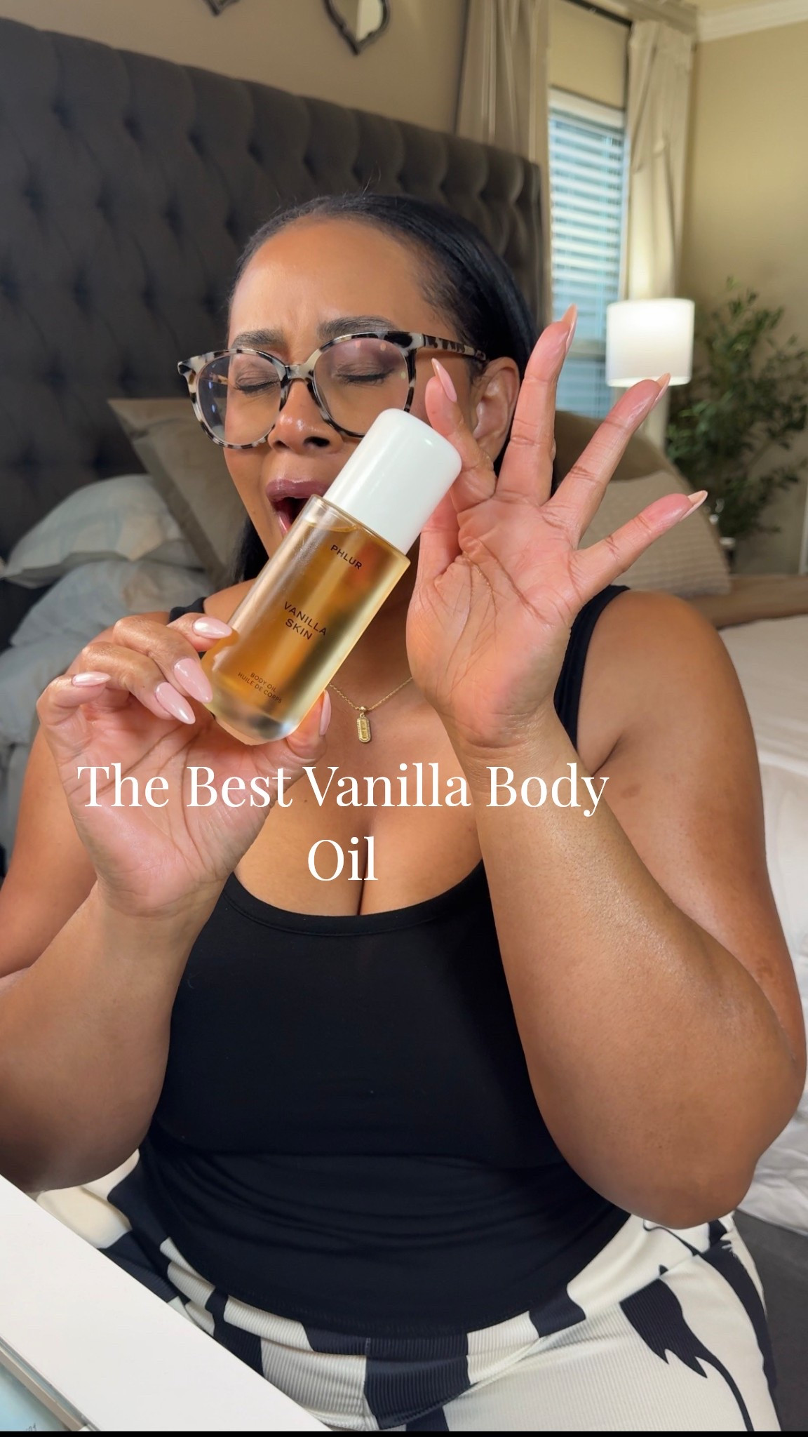 I’m obsessed with this be Phlur Vanilla Skin Body Oil. It’s lightweight and non greasy! #bodyoil #phlur #vanillaskin 

#LTKgrwm #LTKBeauty #LTKselfcare