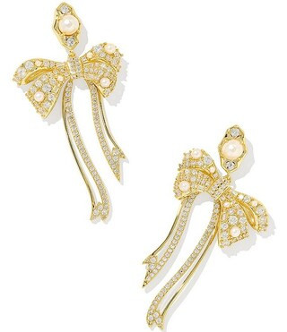 Kendra Scott Krista Bow Drop Earrings | Dillard's | Dillard's
