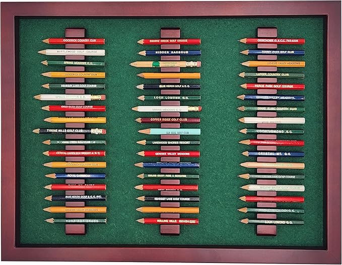 Premium Wood Golf Pencil Case Holder Display - Holds 51 Pencils - Perfect Golf Gift | Amazon (US)