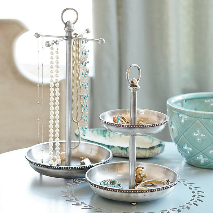 Sophia Jewelry Dish & Necklace Stand | Ballard Designs | Ballard Designs, Inc.