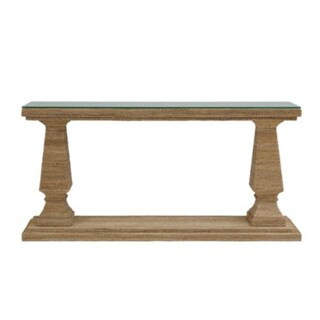 Henry Console Table with Glass Topper | Ballard Designs, Inc.