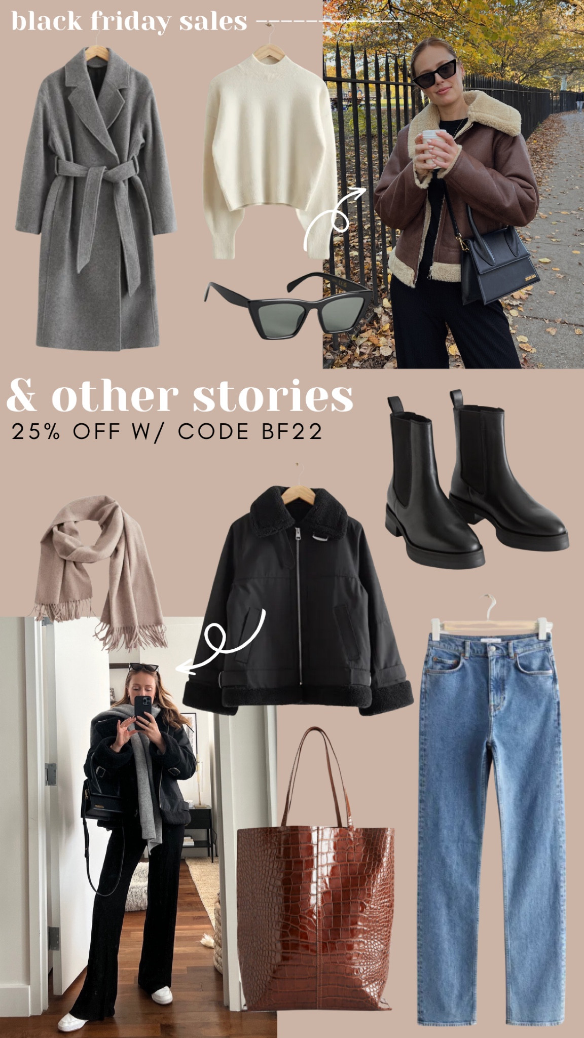 And other stories black Friday sale. Get 25% off with code BF22 

#LTKSeasonal #LTKunder100 #LTKsalealert