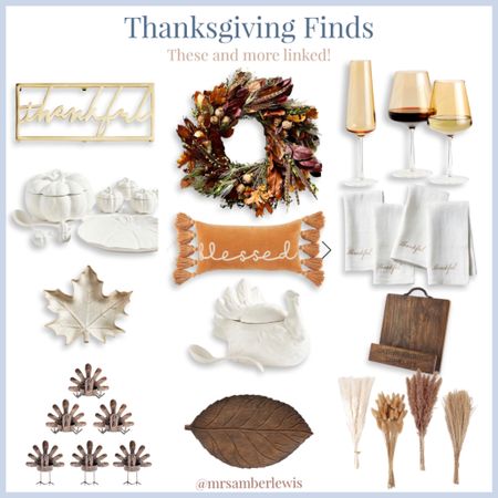 Tons of Thanksgiving finds for you, more coming soon! 🦃✨

#LTKhome #LTKHoliday #LTKSeasonal