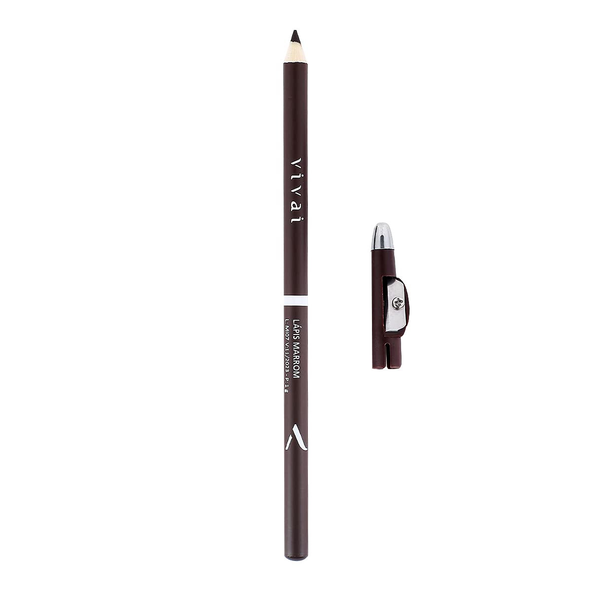 Lápis de Olho Vivai Marrom com Apontador | Amazon (BR)