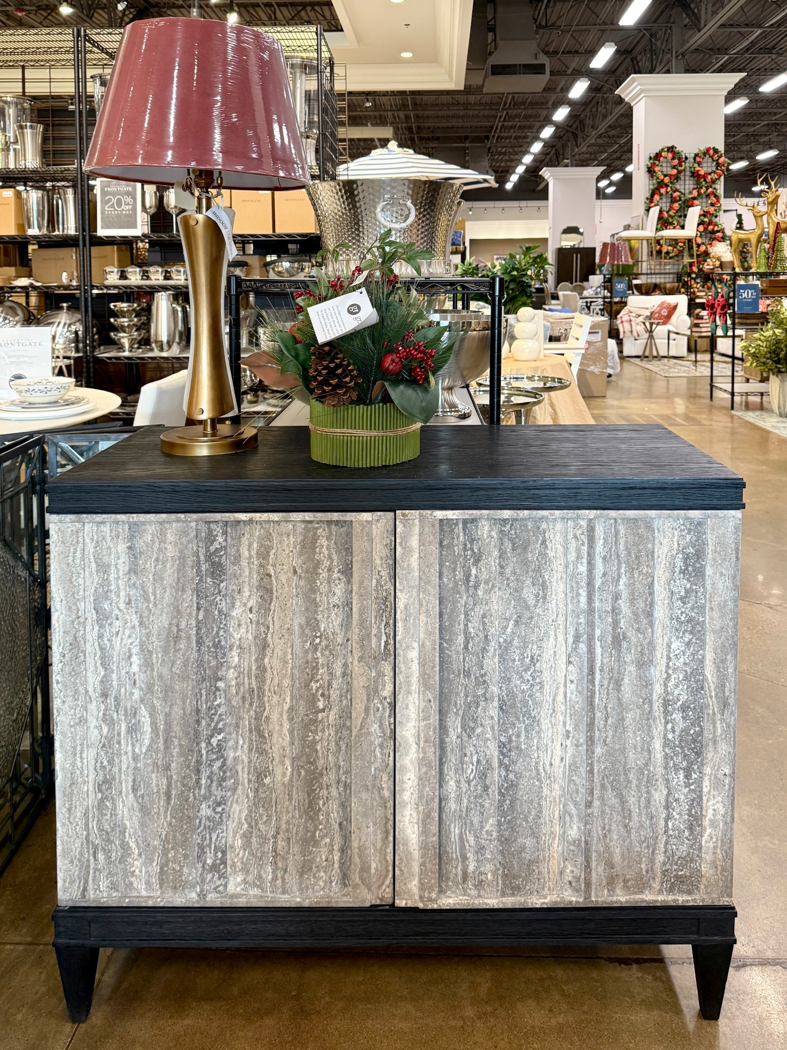 Frontgate Sale Alert ! 🩶 This modern bar cabinet blends a sleek architectural silhouette with travertine stone door fronts for a bold, elevated look. Thoughtfully designed inside with adjustable shelves and bottle storage, it’s as functional as it is statement-making. Perfect for entertaining in style! 🍸 #barcabinet #modernfurniture #frontgate

#LTKSaleAlert #LTKHome #LTKHoliday