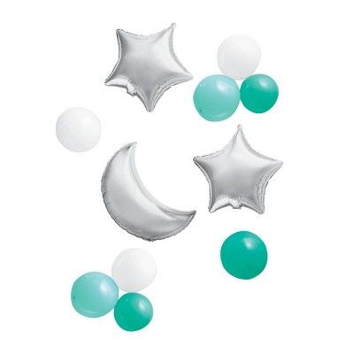 Foil + Latex Moon and Star Balloon Pack - Spritz™ | Target