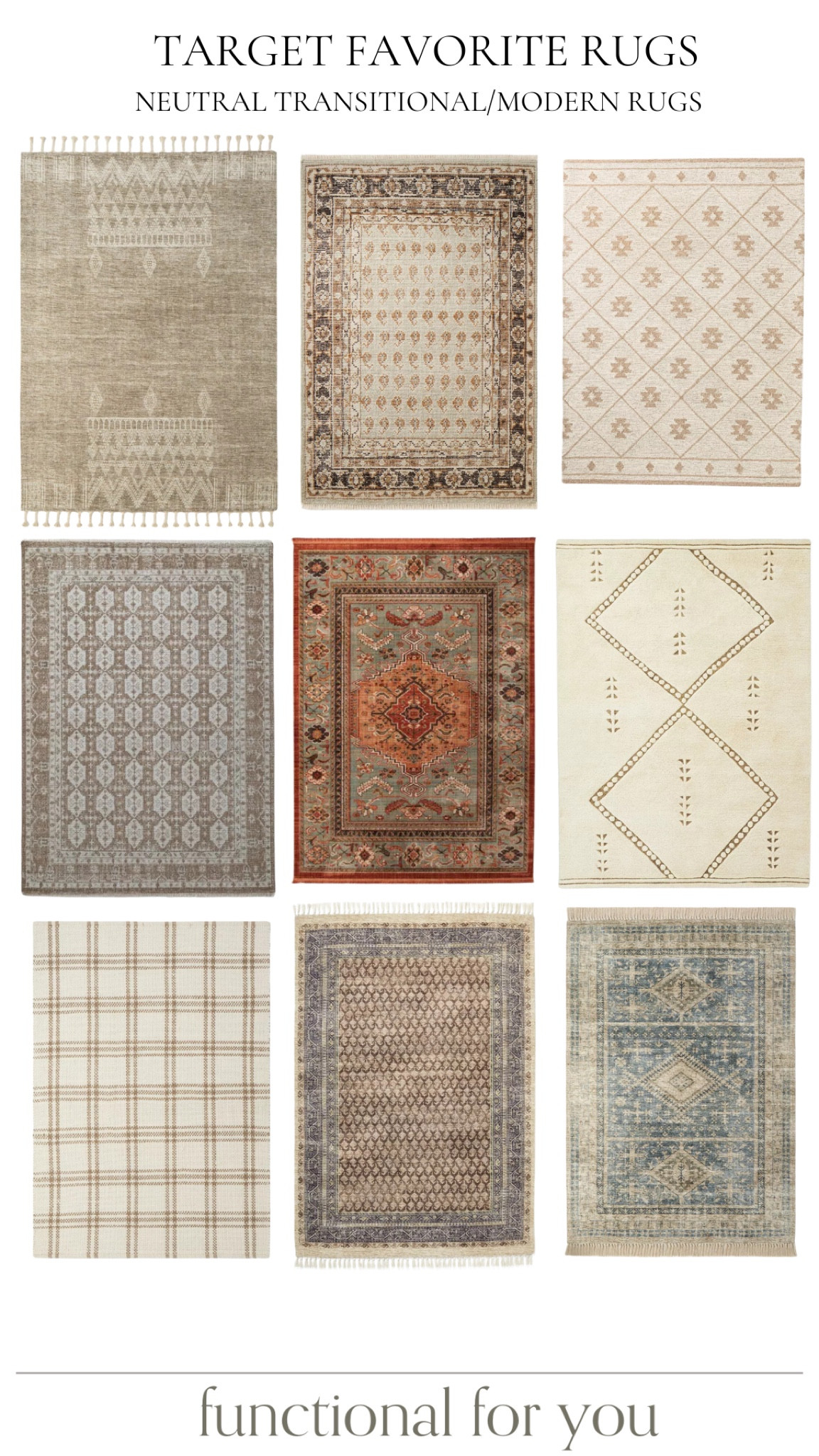 Favorite target rugs all 30% off for circle week! Quality, substantial rugs for your home! Neutral and transitional designs. These are some of my favs!

#LTKSaleAlert #LTKHome #LTKSummerSales