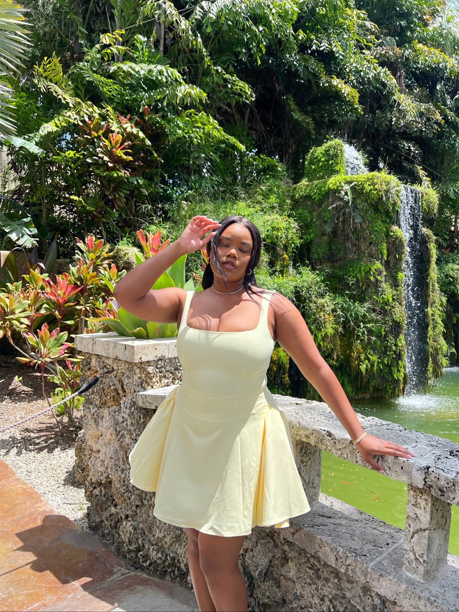 Spring and summer yellow dress perfect for birthday, winery, and spring themed outings. #springdress #yellowdress #summerdress

#LTKstyletip #LTKplussize #LTKmidsize