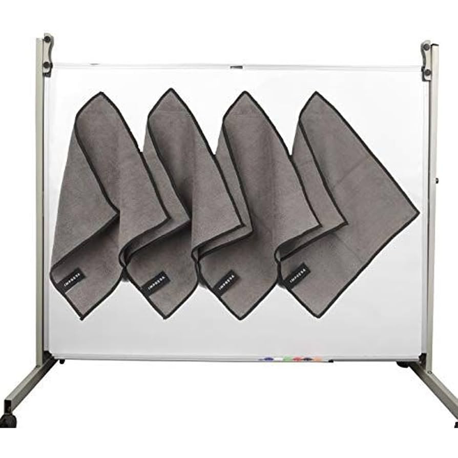 4 Pack Magnetic Cleaning Cloth Dry Erasers for White Boards - Extra Strong Magnet - Compatible wi... | Amazon (US)