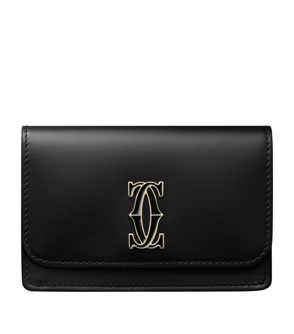 Leather Double C de Cartier Card Holder | Harrods