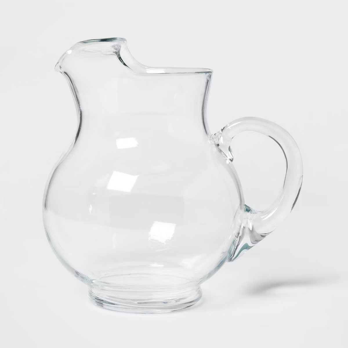 90.6 fl oz Glass Round Pitcher with Handle - Threshold™: Traditional Clear Beverage Server, BPA... | Target