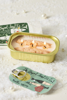 The Original Tinned Fish Candle Gourmand Vanilla Eggnog Aluminum Candle | Anthropologie (US)