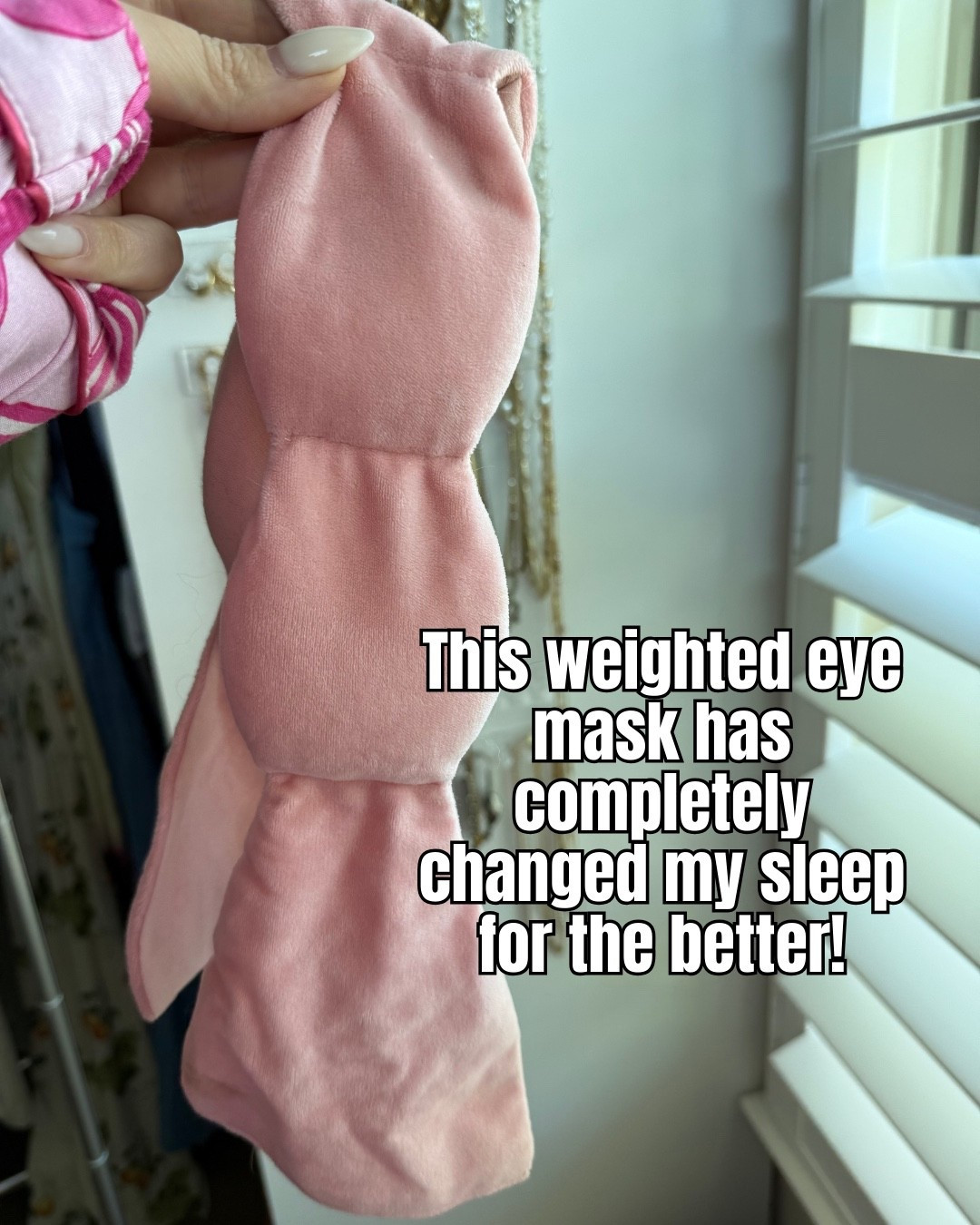 This weighted eye mask has changed my sleep!

#LTKmorningroutine #LTKmomlife #LTKselfcare