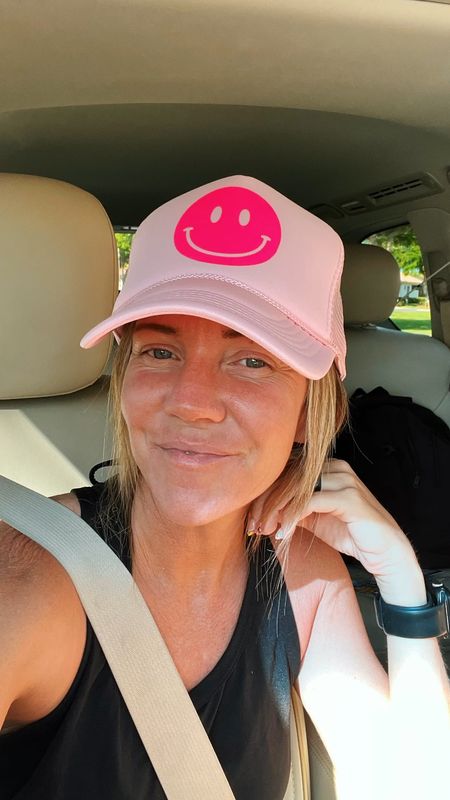 My favorite accessory will always be my hats from the one and only AND THE BEST…. @happystackshop  I do not wear any other hats! These are so so sooo good! Linking them along with the cute charms and chains! #truckerhat #smileyfacehat #happystackshop #smileyface #hats #hat #accessory 

#LTKStyleTip #LTKOver40 #LTKFindsUnder50