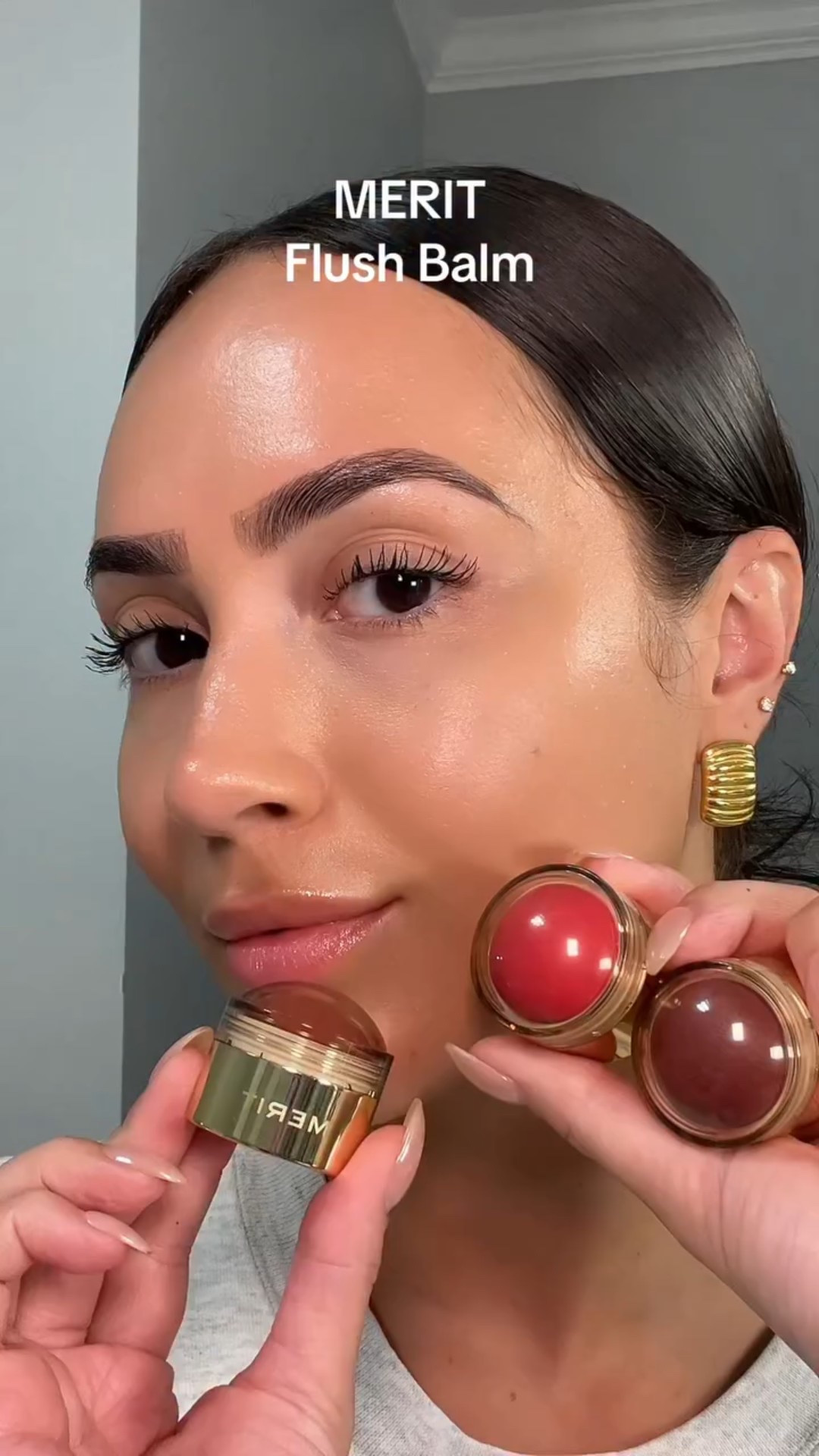 Which shade is your fav?! The merit bronzer balm is one of my favorites and these blushes did not disappoint!! @merit #makeup #makeuptutorial #glowymakeup #dewymakeup #makeuplover #makeupideas #makeupinspo #blush #merit #sephora