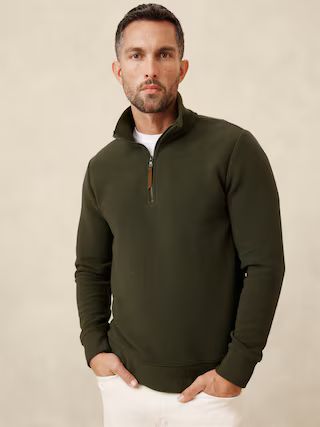 Ottoman Half-Zip | Banana Republic Factory