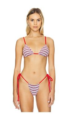 Frankies Bikinis Lumia Terry Top in American Summer from Revolve.com | Revolve Clothing (Global)