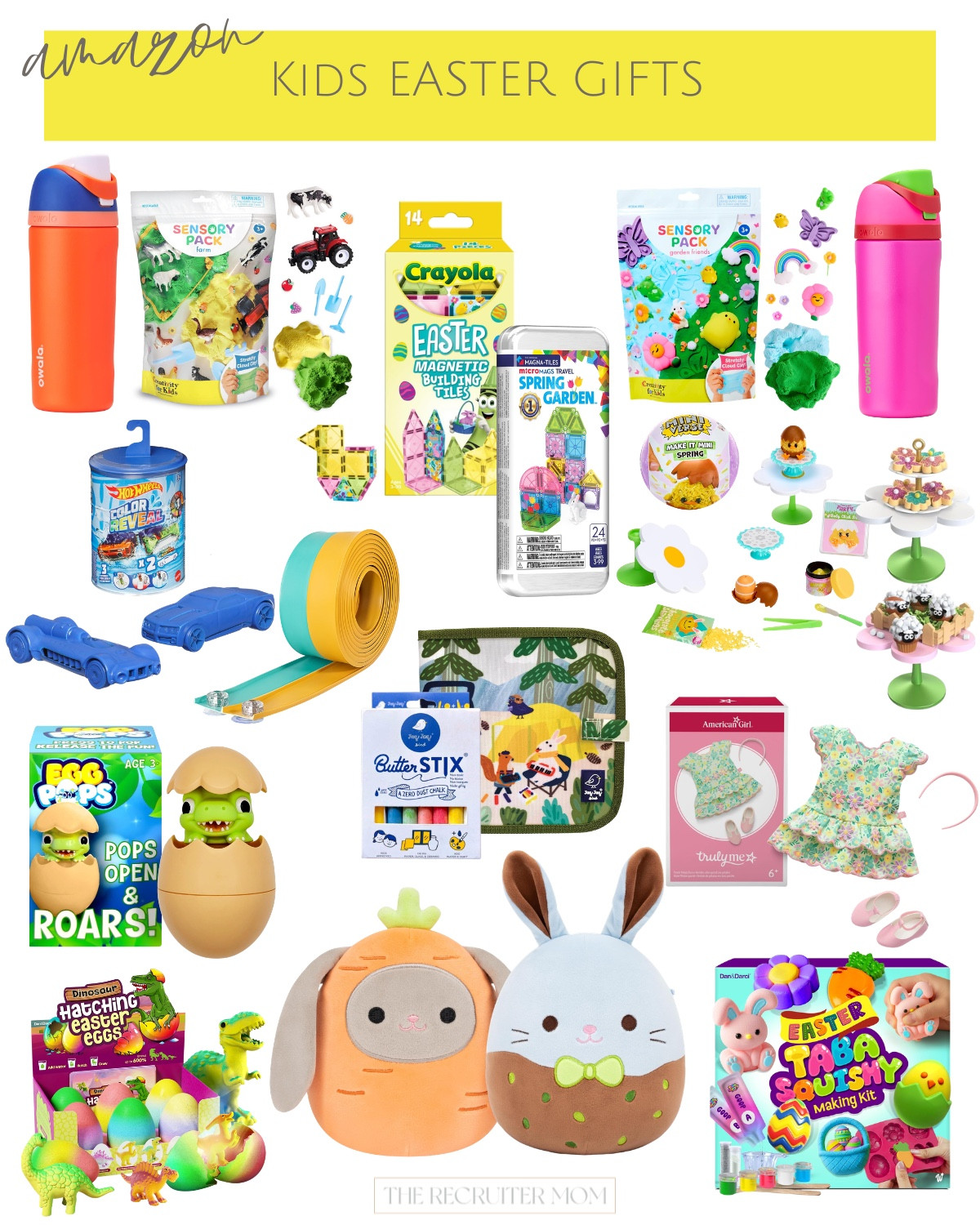 Easter basket ideas for kids, filled with toys and activities. From sensory packs to squishy kits, these gifts are sure to delight. #eastergifts #kidstoys 

 

#LTKSeasonal #LTKHome #LTKKids