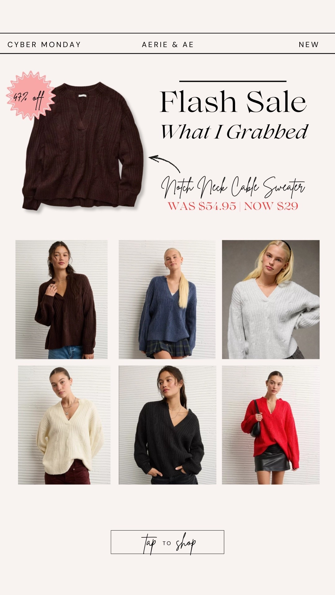 Great deal today on this soft cable knit sweater that is 47% off!  And available in six different colors! gift idea for her winter wear casual wear work wear

#LTKGiftGuide #LTKFindsUnder50 #LTKSaleAlert