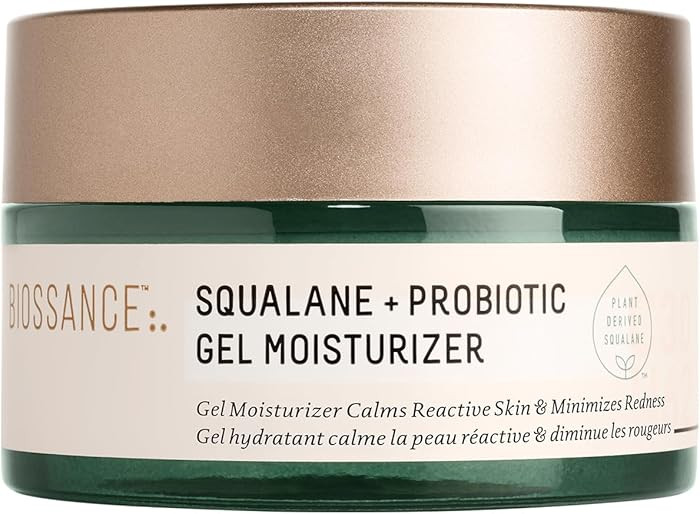 Biossance Squalane + Probiotic Balancing Face Gel Moisturizer - Advanced Formula for Oily & Acne-... | Amazon (US)