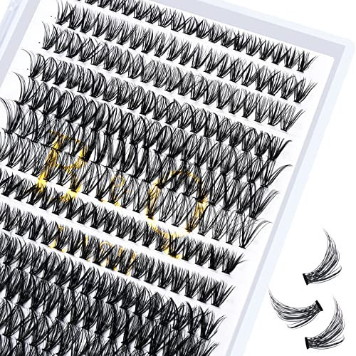 Lash Clusters 30D 40D-D-12-18MIX B&Q LASH Individual Lashes 280 Clusters False Eyelash 9-16MIX Extensions DIY Eyelash Extensions at Home (30D 40D,D-12-18MIX) | Amazon (US)