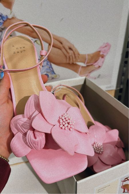 Pink floral heels, spring heels, target sandals, target spring finds, heeled sandals, floral shoes , women’s sandals 

#LTKSeasonal #LTKshoecrush #LTKstyletip
