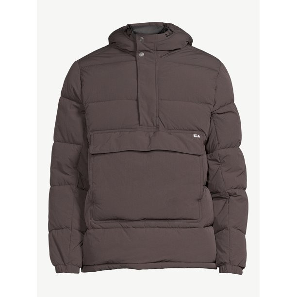 Free Assembly Men's Hoodie Puffer Jacket - Walmart.com | Walmart (US)