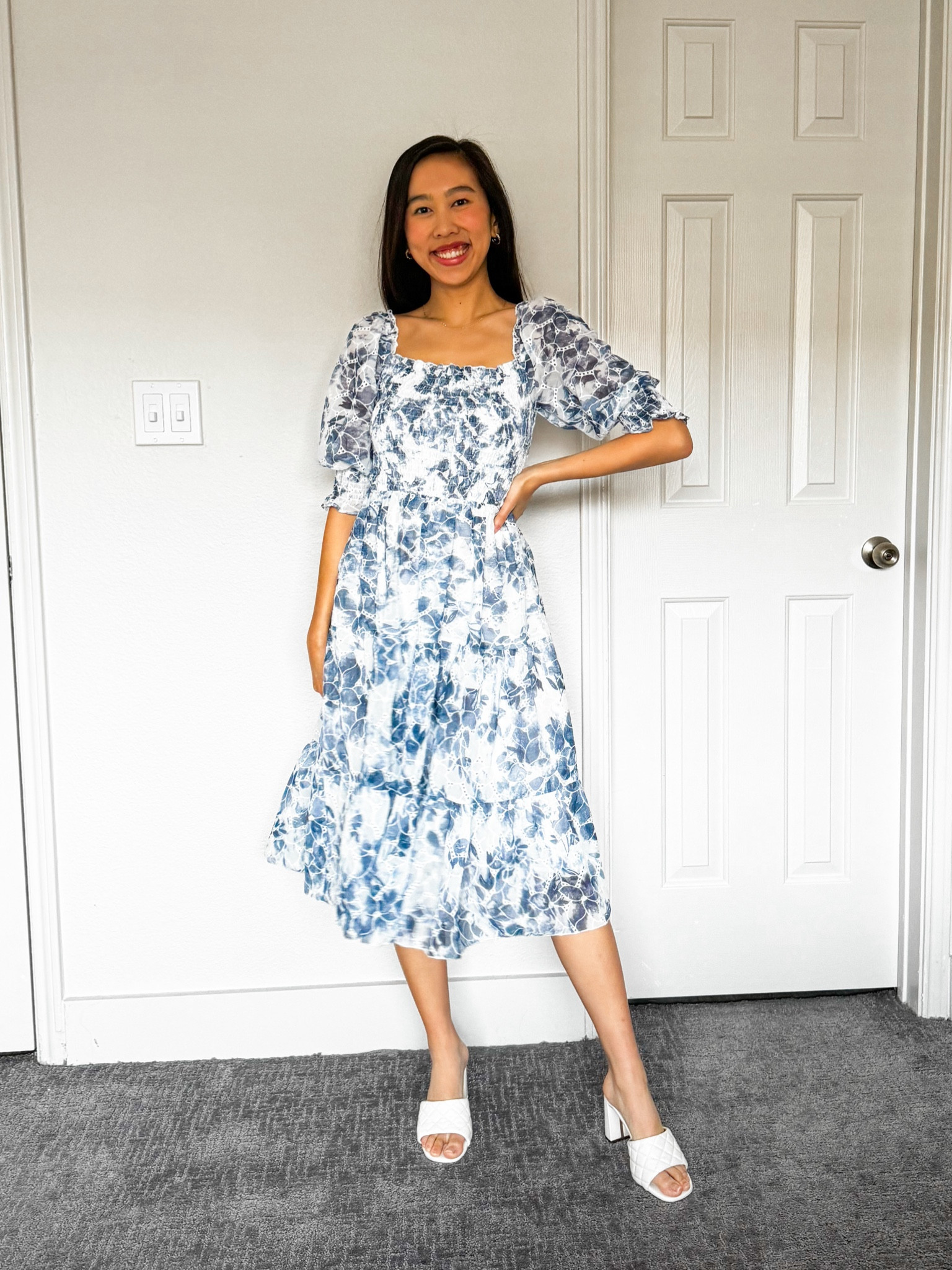 Dress (XS), spring dress, spring fashion, floral dress, midi dress, spring outfit 

#LTKSeasonal #LTKfindsunder100 #LTKstyletip