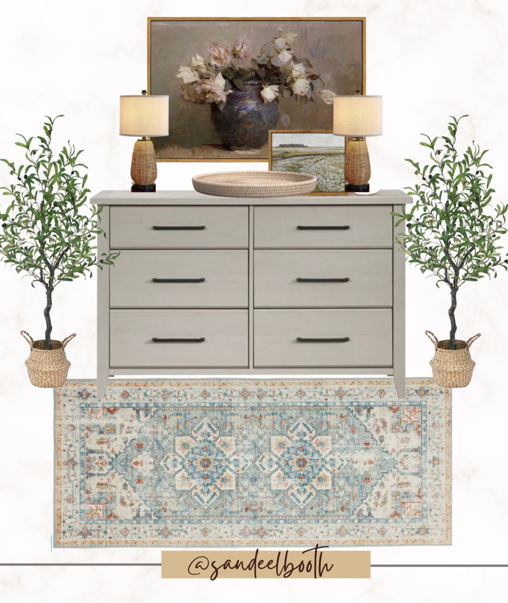 Entryway decor 
Hall table styling 

#LTKsalealert #LTKhome #LTKunder100
