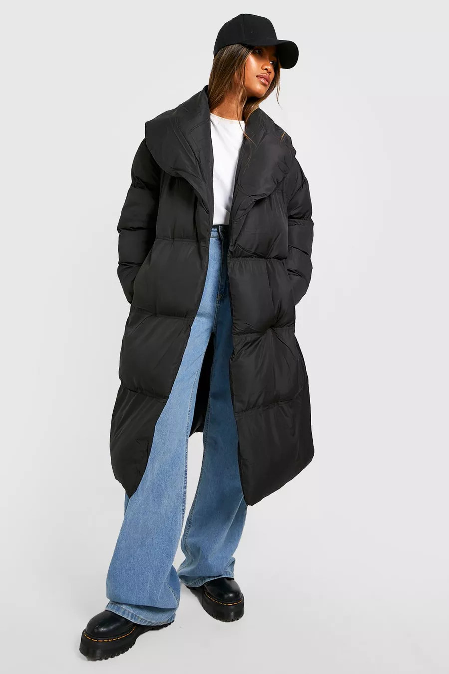 Oversized Collar Duvet Puffer | Boohoo.com (US & CA)