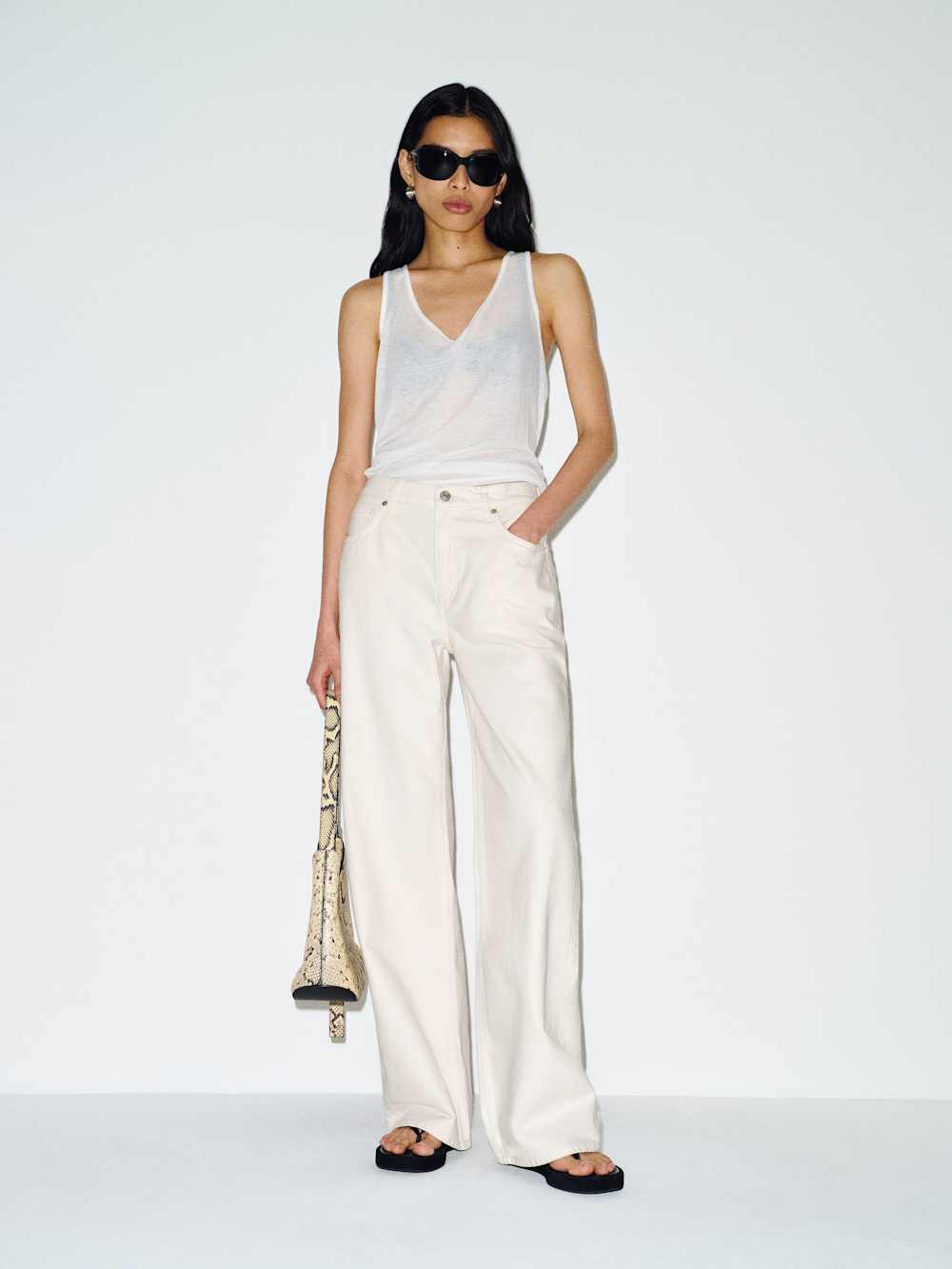 Reisa Adjustable Waist Baggy Jeans | Reformation (Global)