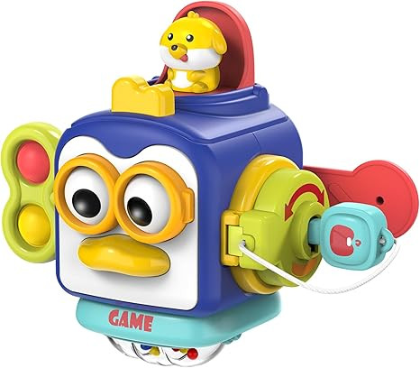 Montessori Toys for 1 Year Old, Sensory Toys for Toddlers 1-3, Activity Busy Cube Travel Toys, 1 ... | Amazon (US)