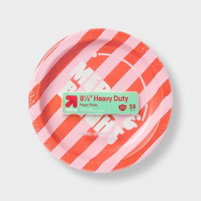 Holiday Disposable Plates - Merry & Bright - 8.5" - 38ct - up&up™ | Target